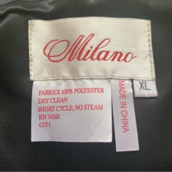 NWT Milano Black Tiered Mini Cocktail Dress - Picture 10 of 14